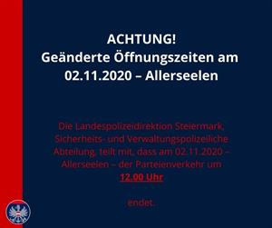 Artikel '02.11.2020 – Allerseelen' anzeigen