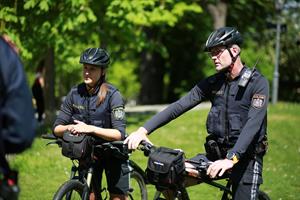Artikel 'Fahrradpolizei nahm Streifendienst auf' anzeigen