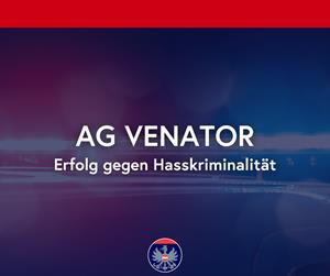 Artikel 'AGVenator: Erfolg gegen Hasskriminalität' anzeigen