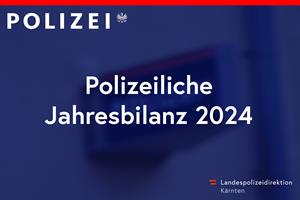 Artikel 'Polizeiliche Jahresbilanz 2024' anzeigen