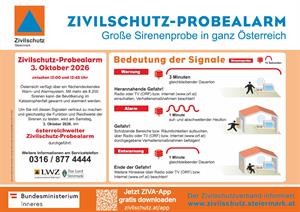 Artikel 'Zivilschutz-Probealarm' anzeigen